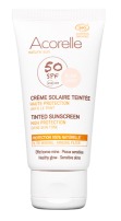 Acorelle -Crème Solaire Teintée Abricot SPF 50 – 50 ml