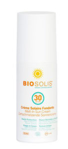 Tube de la crème solaire bio de la marque BioSolis.